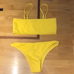 Yellow bikini